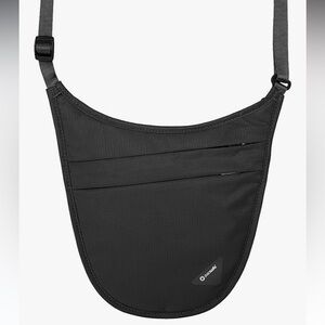 🎁New In Package Pacsafe Black RFID-blocking Holster Cover Safe V150